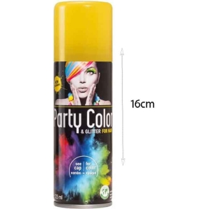 Alternative view of Αποκριάτικο Σπρέι Μαλλιών Κίτρινο - 125ml- Party Color & Glitter For Hair