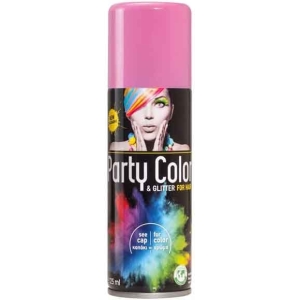 Αποκριάτικο Σπρέι Μαλλιών Glitter Παστέλ Ροζ - 125ml - Party Color & Glitter For Hair