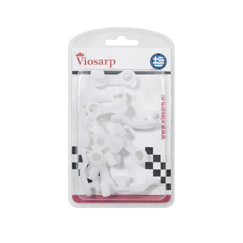 Γαντζάκια Κουρτίνας Πλαστικά 12τμχ – Plastic Curtain Hooks