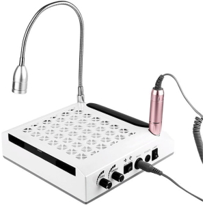 4σε1 Επαγγελματικός Τροχός - Συλλέκτης Σκόνης Με LED Φωτισμό BQ-608 - Nail machine