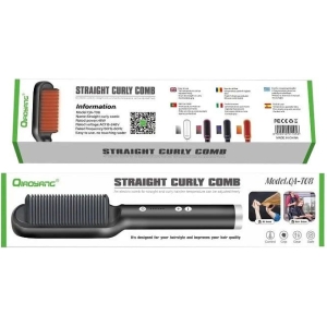 QIAOYANG Ηλεκτρική Βούρτσα για Ίσιωμα 45W QA-T08 - Straight curly comb