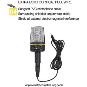 Alternative view of Qiaoyang μικρόφωνο QA-T599 - Qiaoyang microphone condenser QA-T599