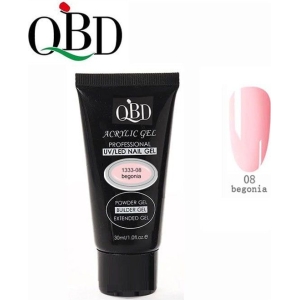 QBD Gel Χτισίματος Acrylic Gel UV & LED 30ml 1333-08