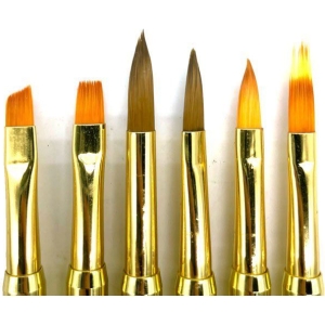 Alternative view of Σετ πινέλα νυχιών 6τμχ - Nail brushes 6pcs