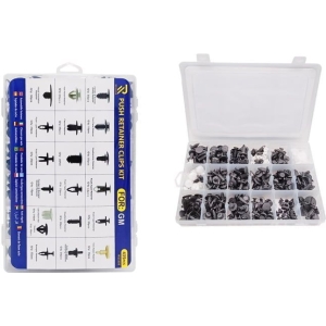 Alternative view of Rchang Πλαστικά κλίπς αυτοκινήτου Universal 415τεμ