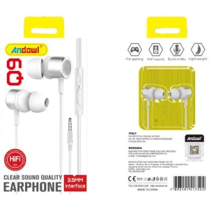 Andowl Ενσύρματα Ακουστικά με AUX 3.5mm Q9 - Earphone