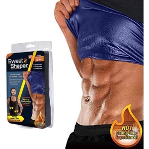 Φανέλα Εφίδρωσης & Αδυνατίσματος - Male Sweat Shaper in Black