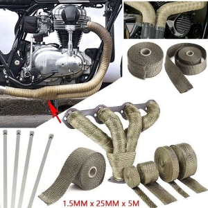 Alternative view of Θερμομονωτική Ταινία Λαιμού Εξάτμισης - Exhaust insulating wrap cool it thermo tec