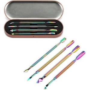 Σετ Εργαλείων - Κασετίνα Σετ Pusher Ονυχοπλαστικής 4τμχ - Nail Tools