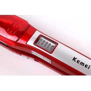 Alternative view of Kemei Πρέσα Μαλλιών με Ατμό και Κεραμικές Πλάκες Ionic 65W KM-3011 - Vapor hair straightener