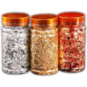 Φύλλα ασήμι για διακόσμηση νυχιών  - Nail art decoration foil glitter