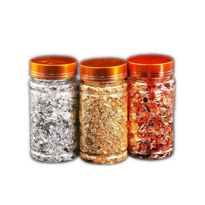 Φύλλα ασήμι για διακόσμηση νυχιών - Nail art decoration foil glitter