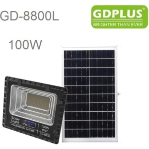GDPlus Ηλιακός προβολέας τοίχου με τηλεχειριστήριο 100W GD-8800L - Solar Flood Light