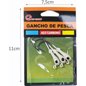 Alternative view of Αγκίστρια Ψαρέματος με Τεχνητό Κεφάλι – Fishing Hooks with Artificial Head