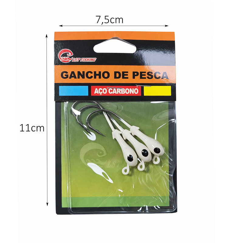 Αγκίστρια Ψαρέματος με Τεχνητό Κεφάλι – Fishing Hooks with Artificial Head - Image 2