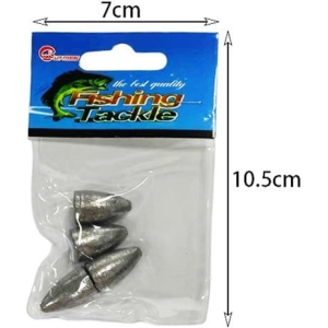 Βαρίδια ψαρέματος 4τμχ - Hook mounted - Additional weight lead fall hook 20G