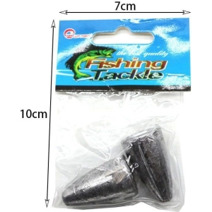 Βαρίδια ψαρέματος 2τμχ - Hook mounted - Additional weight lead fall hook 40G