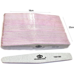 Alternative view of Globalnail Λίμα νυχιών 100/180 50τεμ. - Nail file