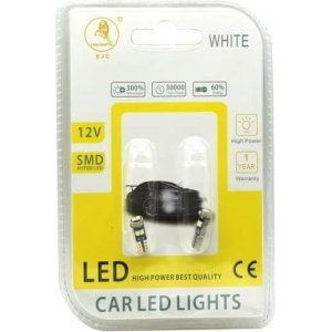 EJC Λάμπες Αυτοκινήτου T5-6 Led 12V 2τμχ ψυχρό φως – LED light