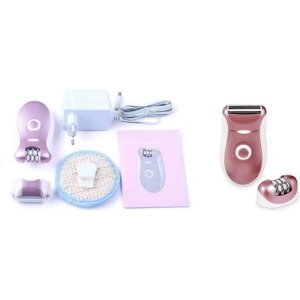 Kemei Επαναφορτιζόμενη Αποτριχωτική Μηχανή Με 2 Κεφαλές Kemei KM-2068 - Epilator