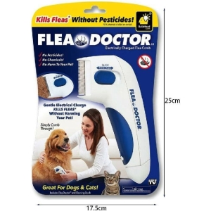 Factory Flea Doctor Ηλεκτρική Χτένα Σκύλου για Εξολόθρευση Ψύλλων & Παράσιτων - Electric Dog Comb for Extermination of Fleas and Pests