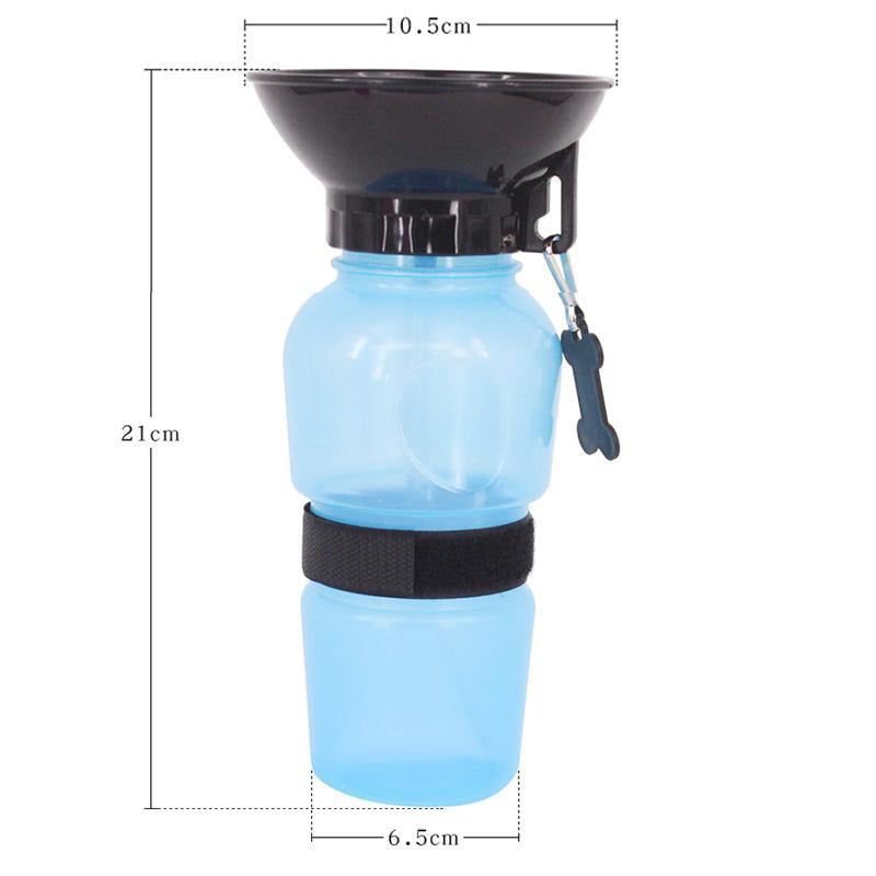 Πλαστικό Μπουκάλι Νερού για Σκύλο 500ml - Water bottle - Image 2