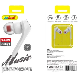 Andowl Ενσύρματα Ακουστικά με AUX 3.5mm EA97 - Earphone