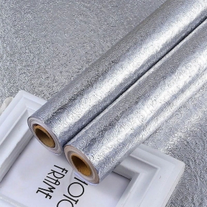 Alternative view of Αυτοκόλλητο φύλλο αλουμινίου 40cm x 2m – Aluminium foil sticker 40cm x 2m