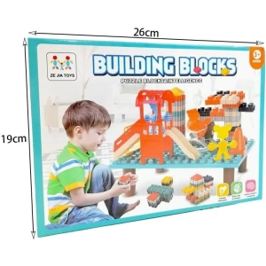 Ze jia toys Παιδικά τουβλάκια παζλ - Building blocks