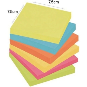 Alternative view of Αυτοκόλλητα Χαρτάκια Post It  75x75mm 12τεμ - Self-adhesive & removable stick notes