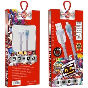 Wisdomup Καλώδια δεδομένων Type-C SJX-07T 3A 7Light - Data cables