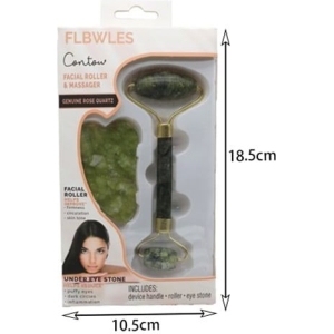 Alternative view of Σετ Ρολό και Πέτρα για Μασάζ Προσώπου και Σώματος - Facial roller and massager