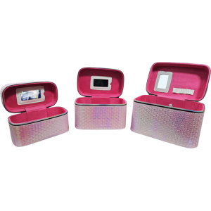 Σετ Νεσεσέρ Καλλυντικών με Υφή Γοργόνας 3 Τεμαχίων - Mermaid Texture Makeup Case Set 3 Pieces