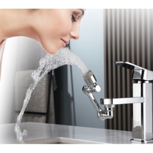 Alternative view of Προέκταση βρύσης 180ᵒ περιστρεφόμενη με φίλτρο - Faucet extension 180ᵒ rotatable with filter