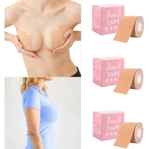 Alternative view of Αυτοκόλλητο στήθους μπεζ 5m - Boob tape