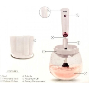 Alternative view of Ηλεκτρική Συσκευή Καθαρισμού Πινέλων Μακιγιάζ - Electric Makeup Brush Cleaner