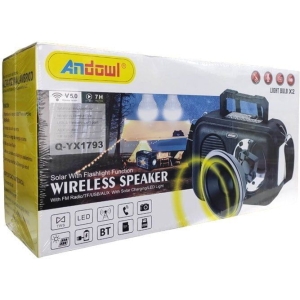 Andowl Q-YX1793 ηλιακό φορητό ηχείο με USB - Solar wireless speaker