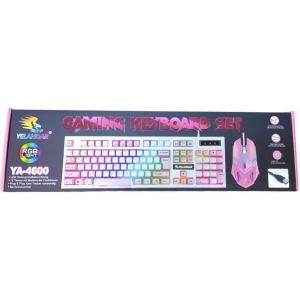 Yelandar YA-4600 Σετ πληκτρολόγιο & ποντίκι ενσύρματα RGB φωτισμός - Gaming keyboard set RGB light