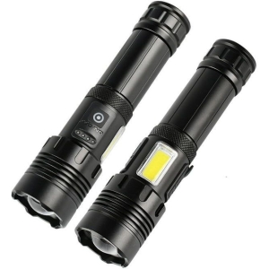 Alternative view of Επαναφορτιζόμενος Φακός BX-P19 - COB light flashlight