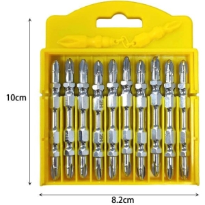 Σετ μαγνητικές μύτες για δραπανοκατσάβιδο 10τμχ – Set of magnetic cross double-ended drill bits
