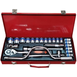 CR-V Σετ Καρυδάκια 24τεμ 1/2" - 24pcs socket set chrome vanadium