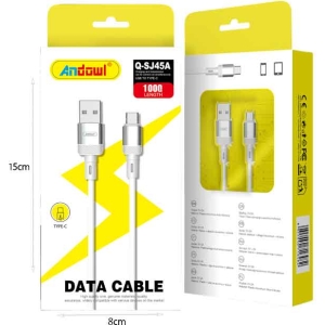 Alternative view of Andowl Καλώδιο Φόρτισης και Δεδομένων Type-C Q-SJ45A – Data Cable