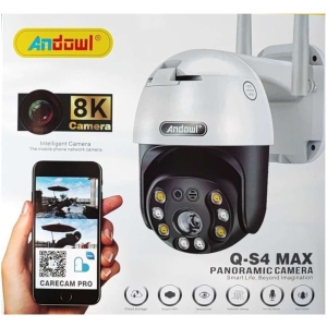 Andowl Q-S4 Max IP Κάμερα Παρακολούθησης Wi-Fi 3MP Full HD+ Αδιάβροχη με Μικρόφωνο - Panoramic Camera