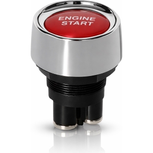 Rchang Διακόπτης Μπουτόν Μίζας Αυτοκινήτου - Διακόπτης Engine Start 12-24V W1019