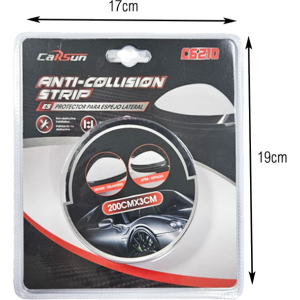 Alternative view of Carsun Αυτοκόλλητη προστατευτική ταινία αυτοκινήτου C6210 - Anti-collision strip