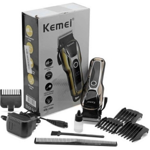 Kemei Επαγγελματική Επαναφορτιζόμενη Κουρευτική Μηχανή KM-1990 - Hair Clipper