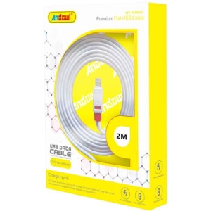 Andowl Καλώδιο μεταφοράς δεδομένων USB 2.0 2m Lightning QY-C067C - Data Cable