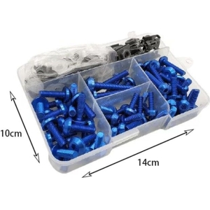 Alternative view of Σετ βίδες μπλε - Fairing Screws Kit