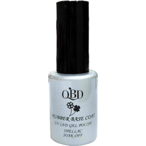 QBD ημιμόνιμο επαγγελματικό βερνίκι Rubber Base Coat 12ml
