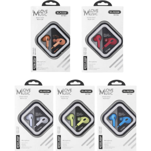 Ενσύρματα Ακουστικά με Μικρόφωνο EV194 – Wired Earphones with Microphone